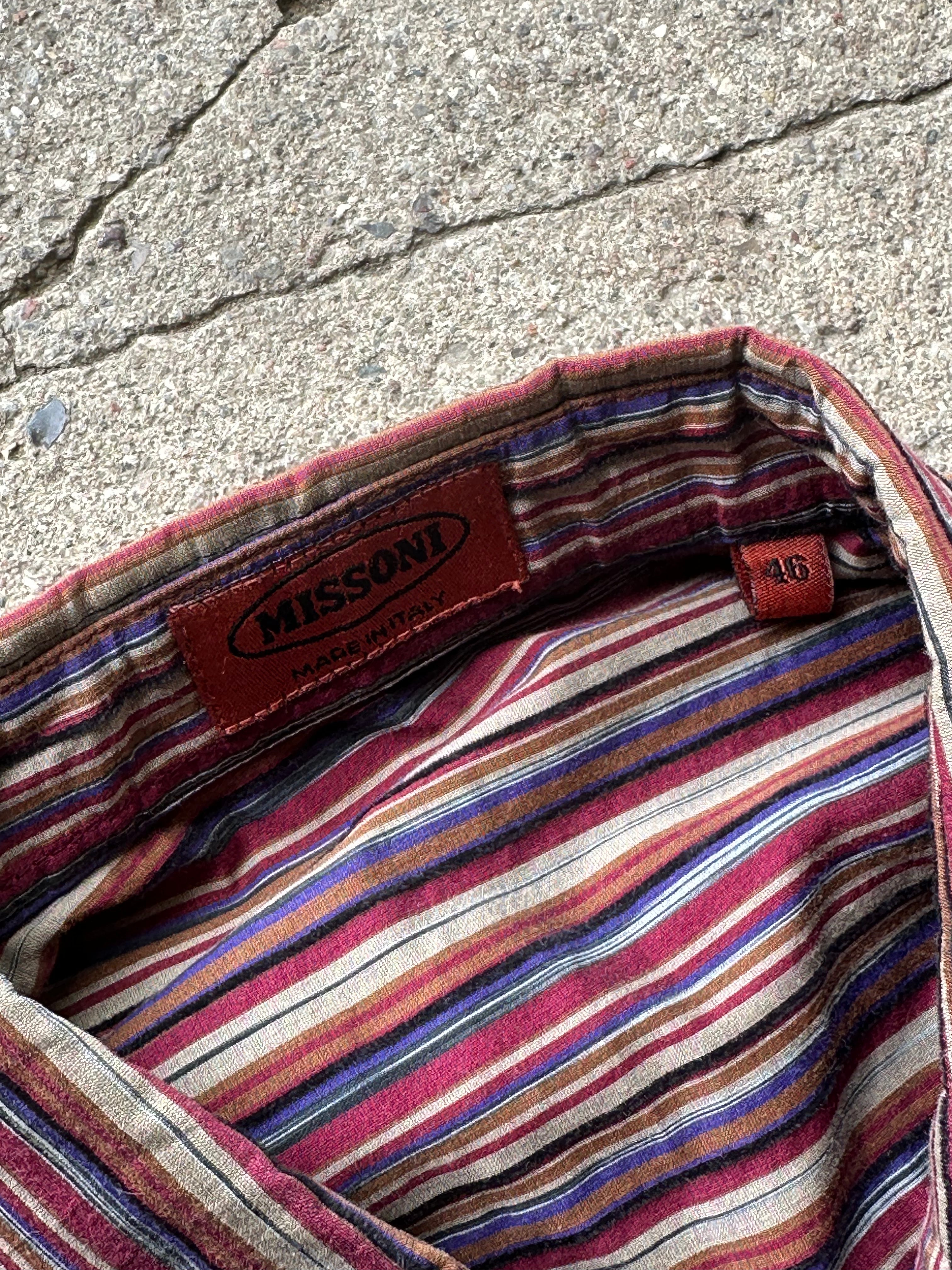 Missoni Multicolor Stripe Shirt (S)