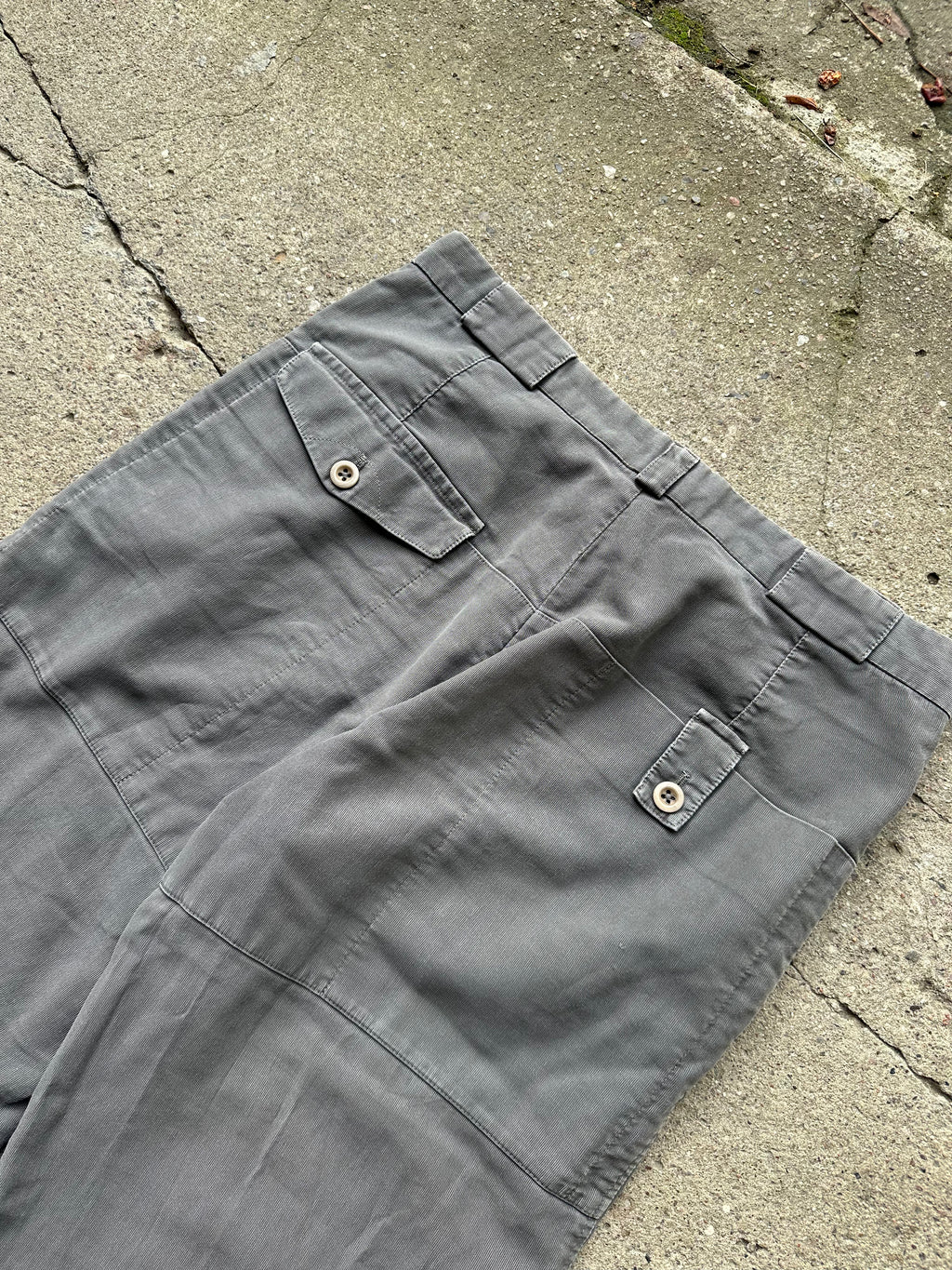 Dries Van Noten Grey Fatigue Pants (27/30)