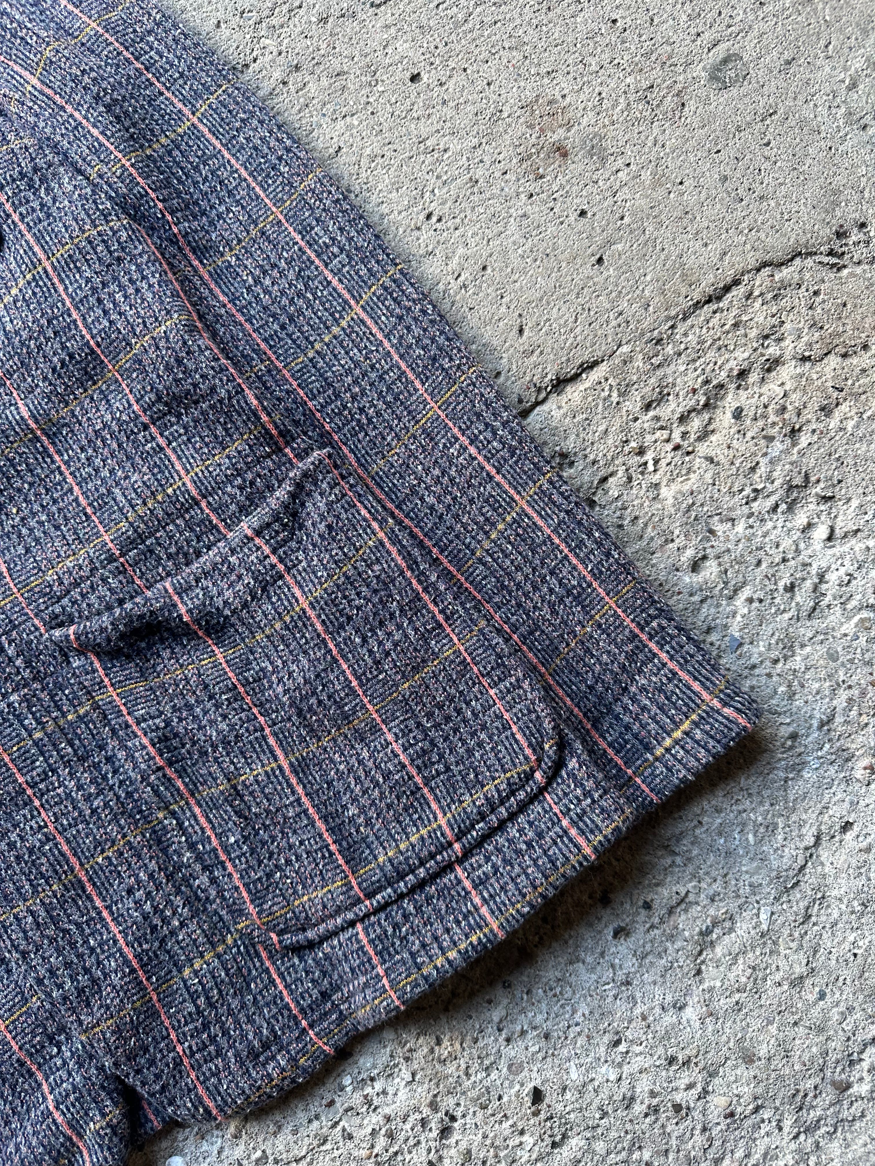 Kapital Tweed Fleece Knit Cardigan (S)