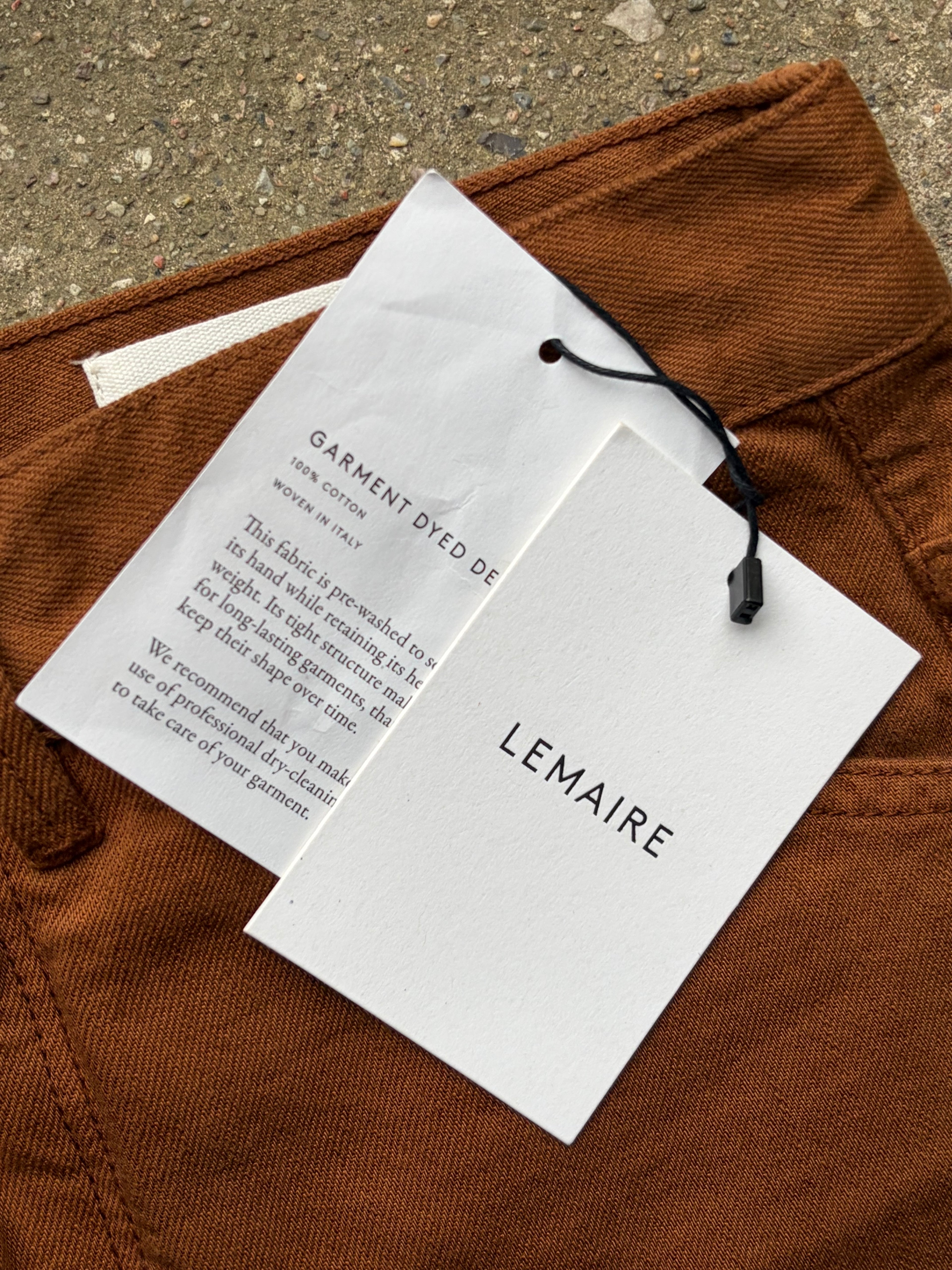 Lemaire Pants Brown (46)