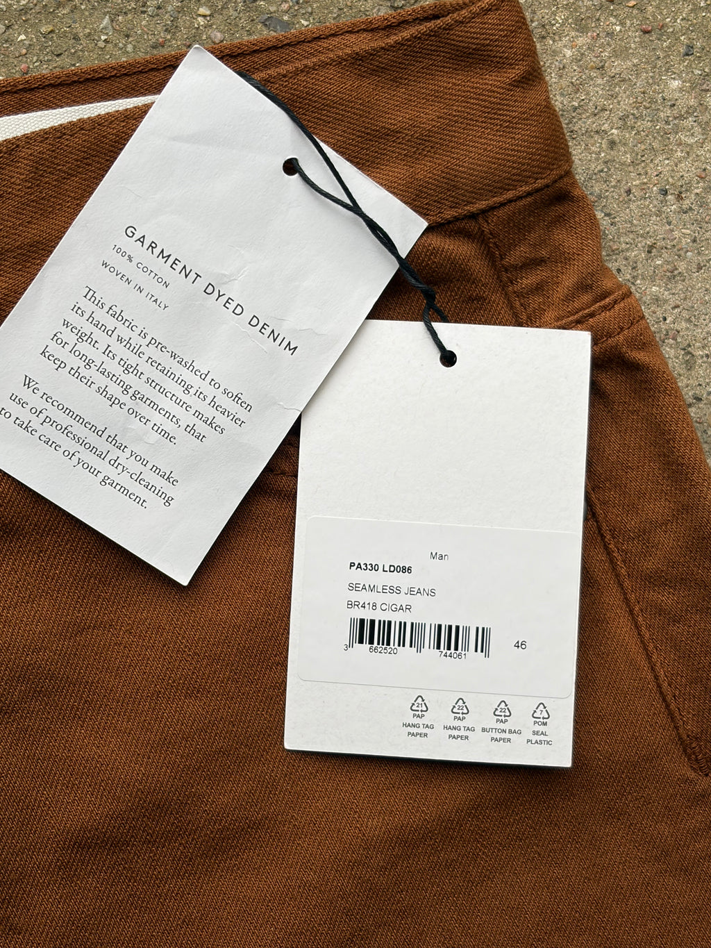 Lemaire Pants Brown (46)