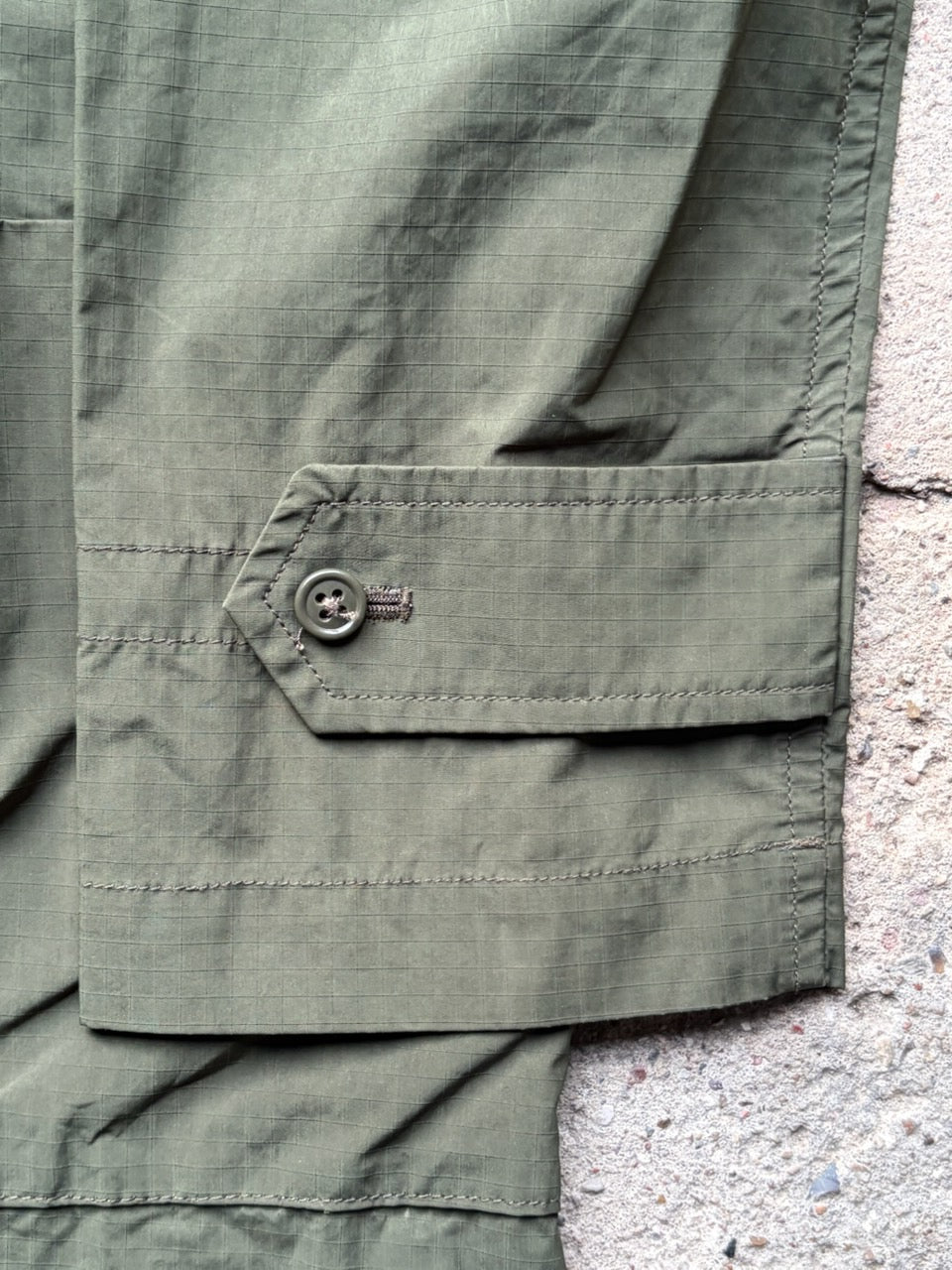 Kaptain Sunshine x Beams Green Coat (M)