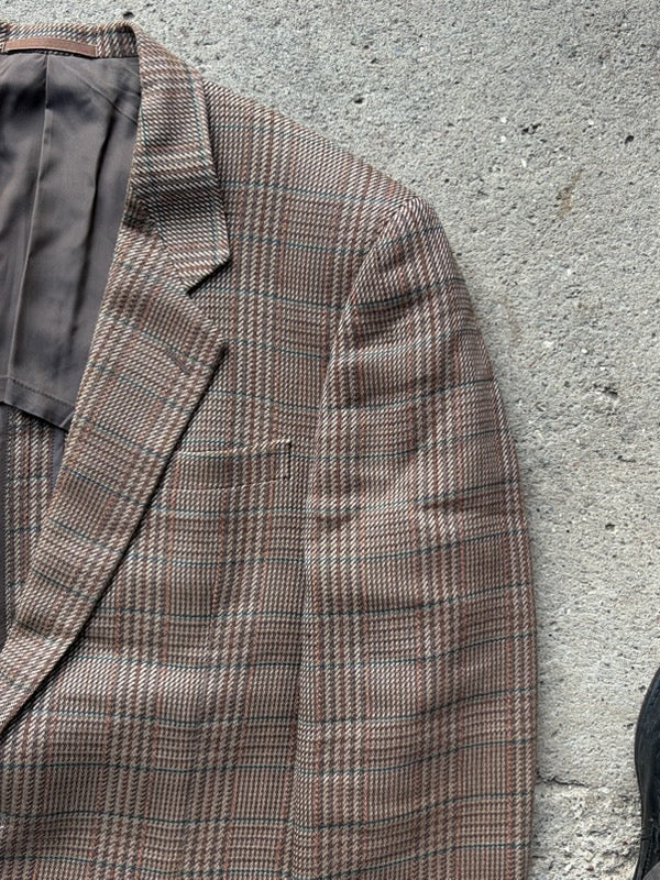 CDG Homme Deux Plaid Blazer (M)