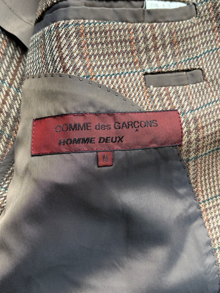 CDG Homme Deux Plaid Blazer (M)