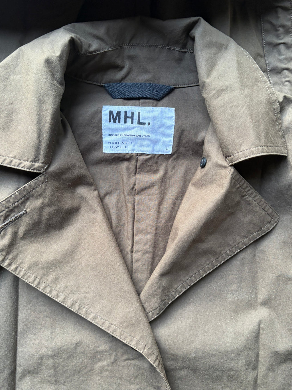 Margaret Howell Coat w. Detachable Hood (S)