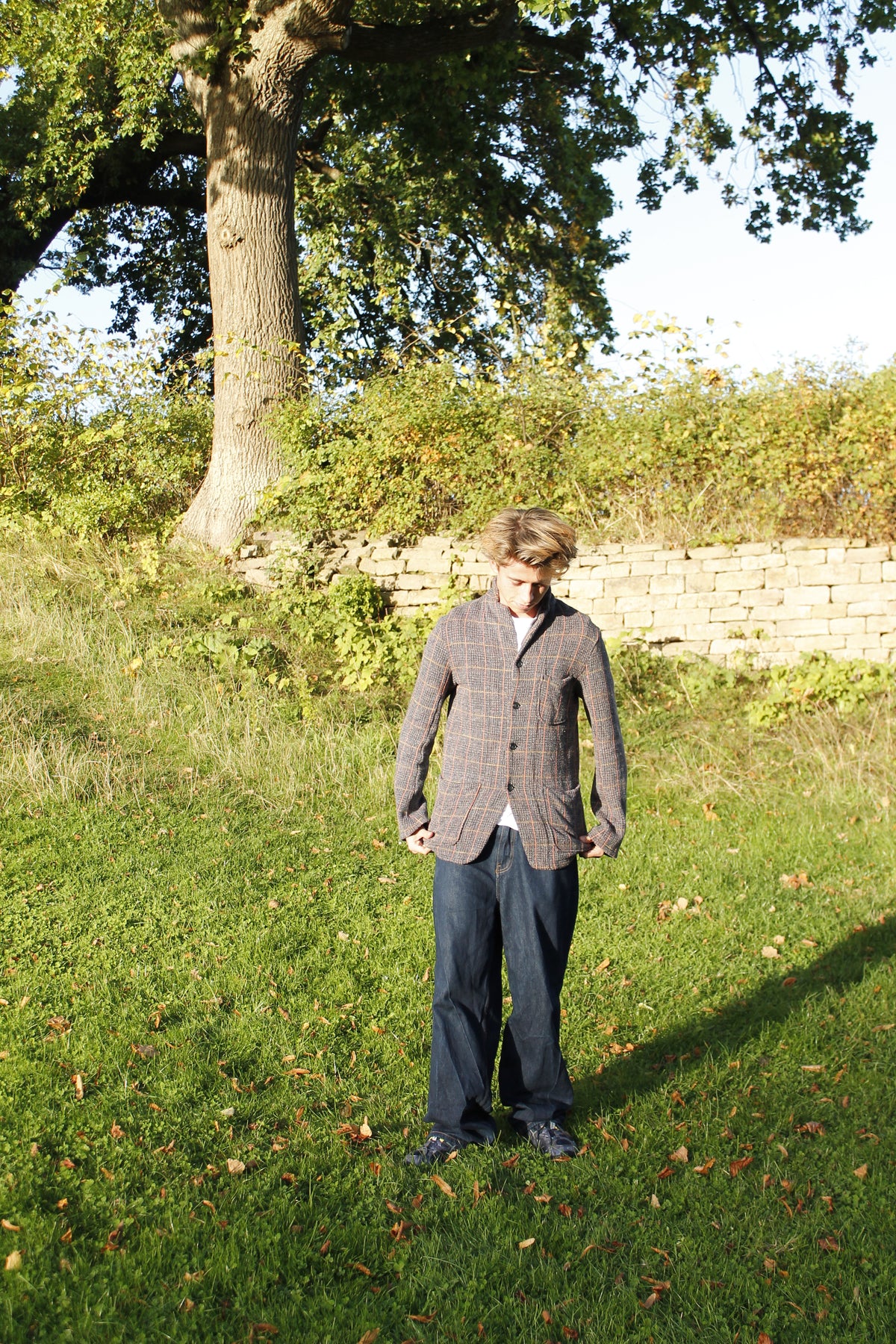 Kapital Tweed Fleece Knit Cardigan (S)
