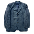 CDG Homme Blue Plaid Blazer (S)