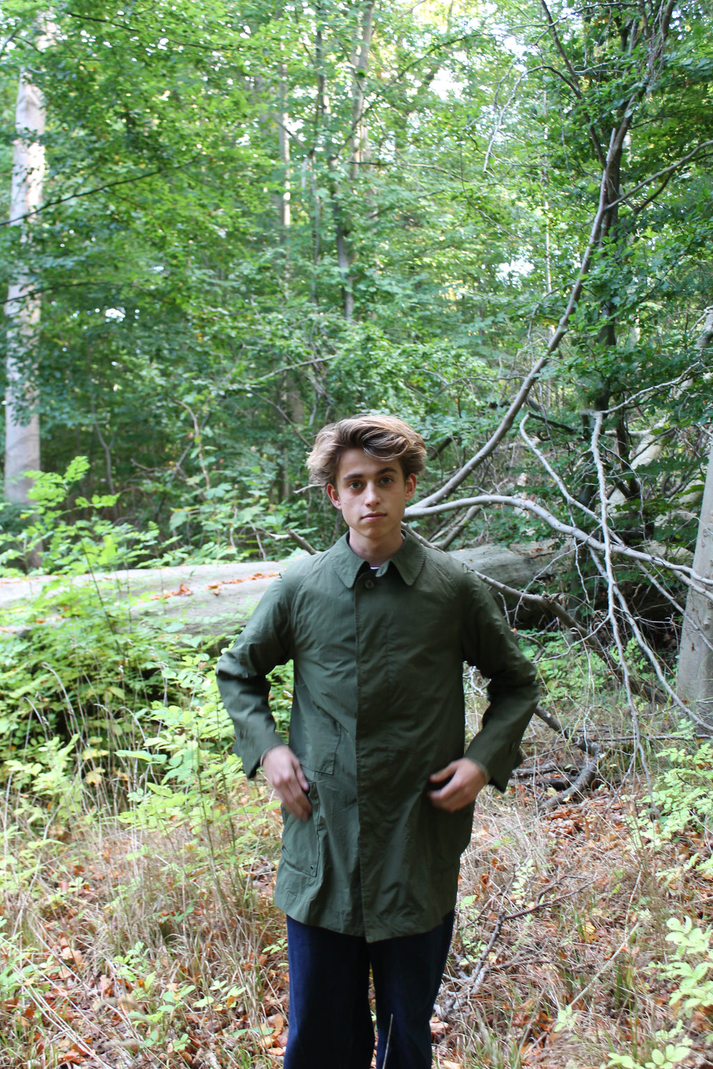 Kaptain Sunshine x Beams Green Coat (M)